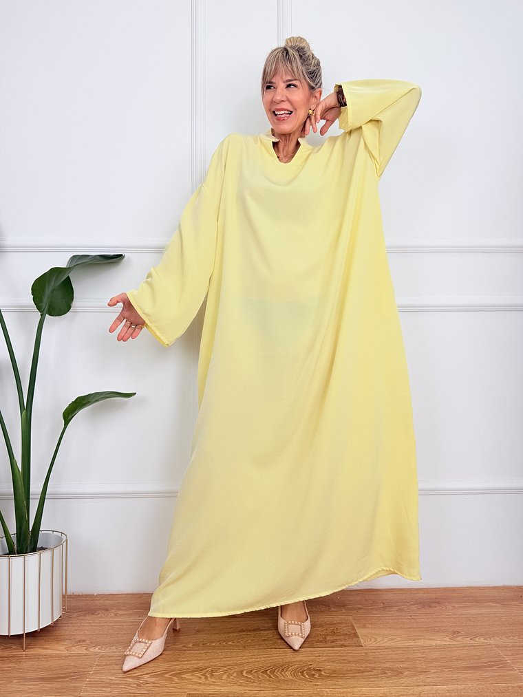 Ειρήνη Φόρεμα Κίτρινο 50231  2