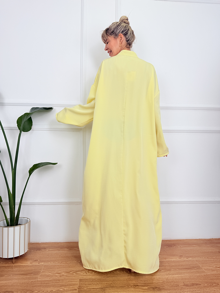 Ειρήνη Φόρεμα Κίτρινο 50231  3