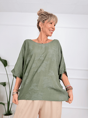 Noemi Blouse Chaki 2667-1  