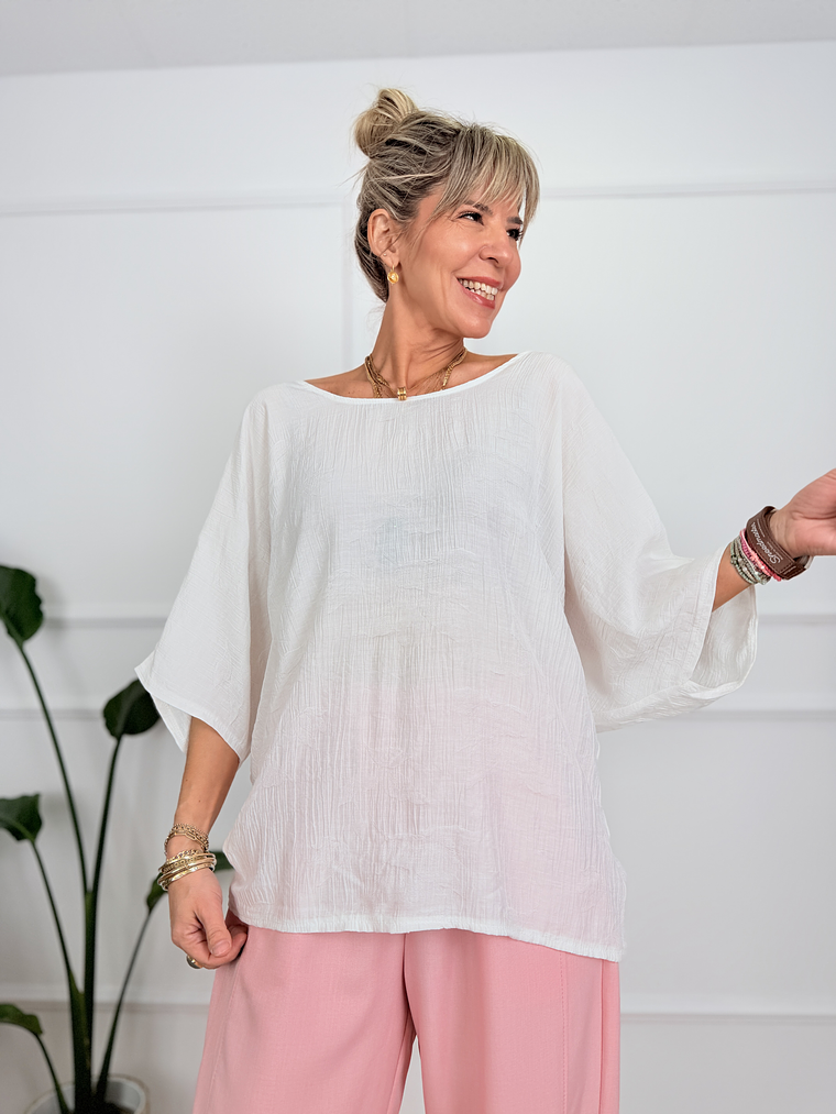 Noemi Blouse White 2667-1  1