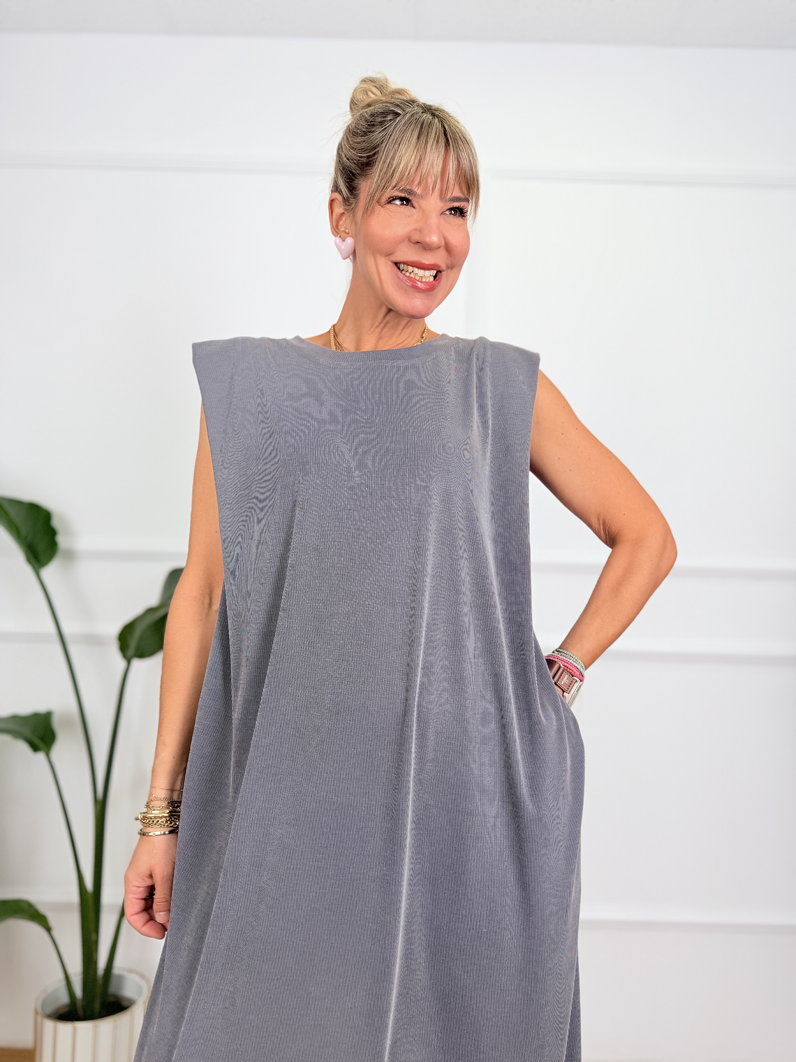 Via Dress Grey 2625-96 4