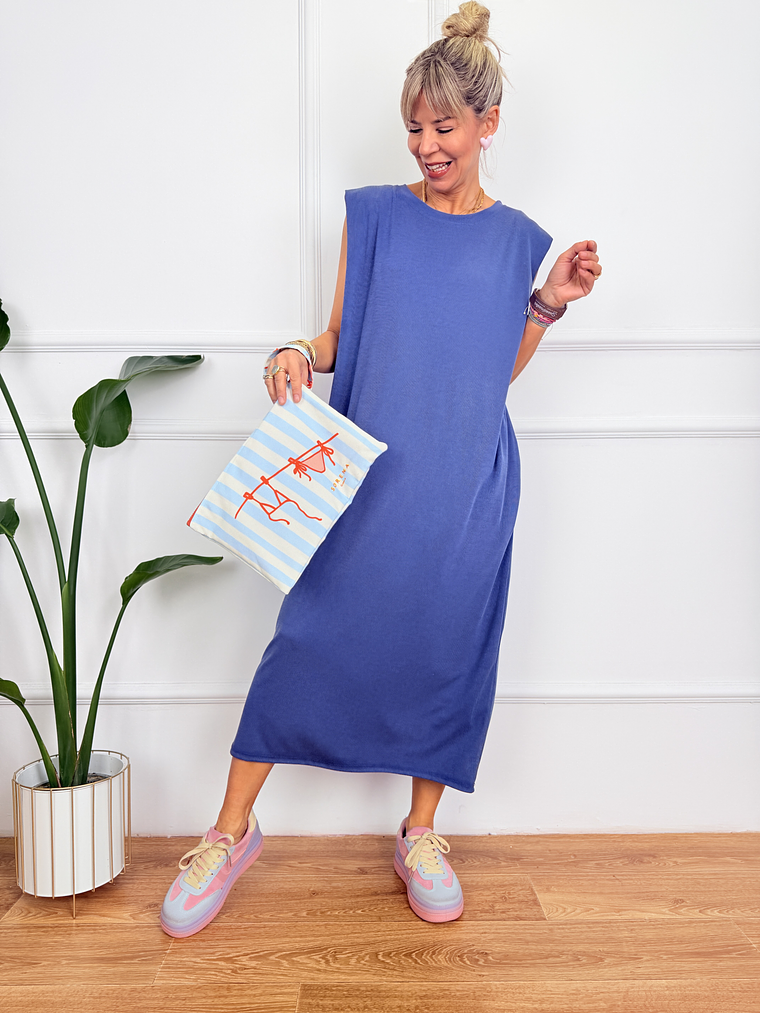 Via Dress Indigo 2625-96  2