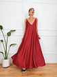  Βegonia Maxi Dress 9896 Red  - thumbnail 2