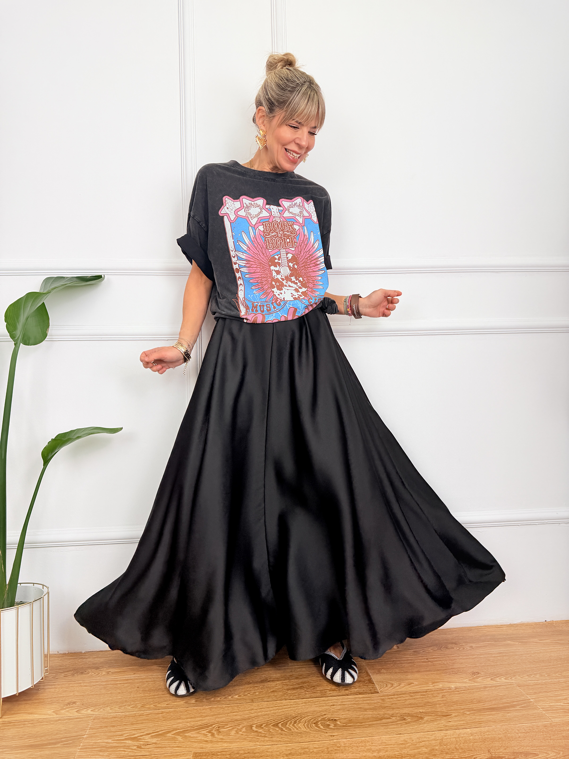 T-shirt WH3534 Faded Black 4