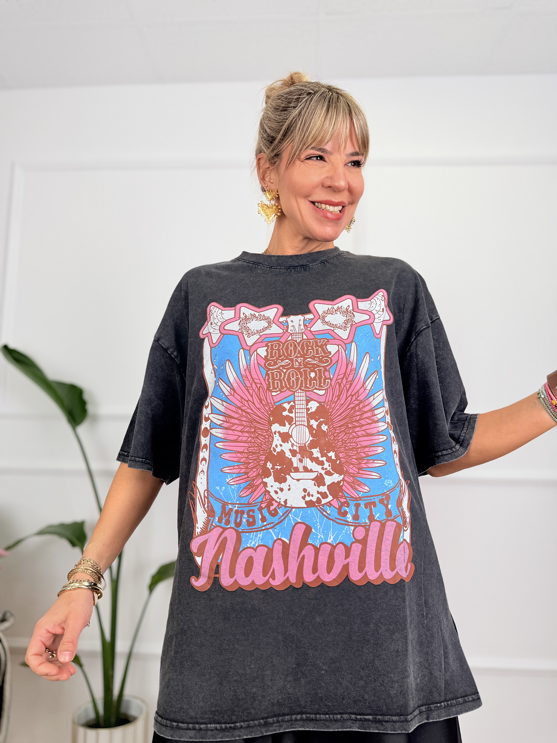 T-shirt WH3534 Faded Black 1