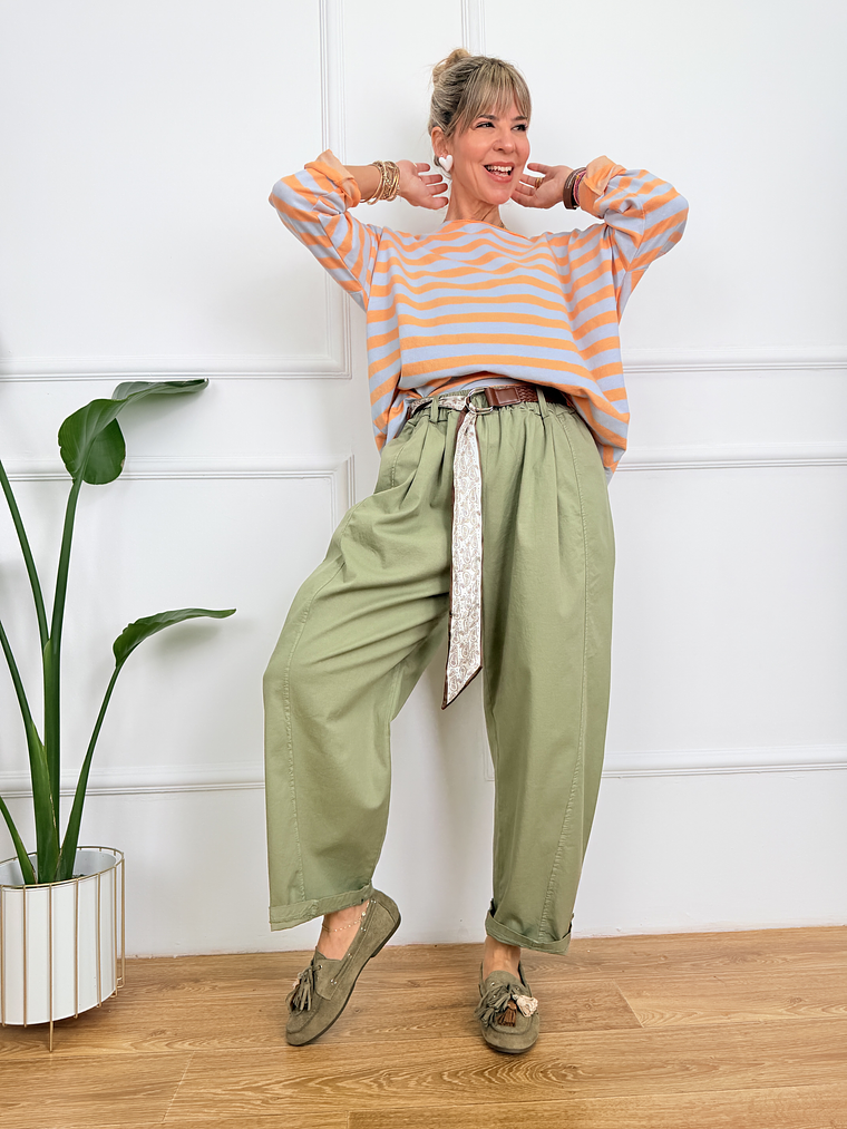 Narcissus Pants 9967 Chaki 1