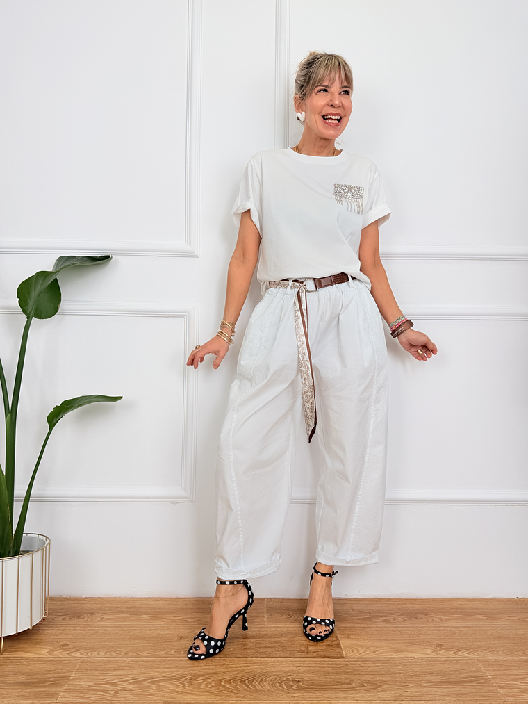 Narcissus Pants 9967 White 2