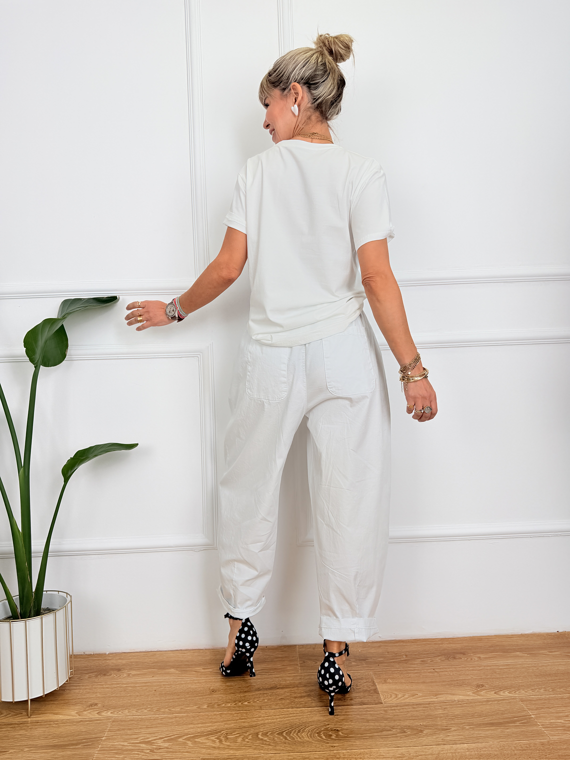 Narcissus Pants 9967 White 3