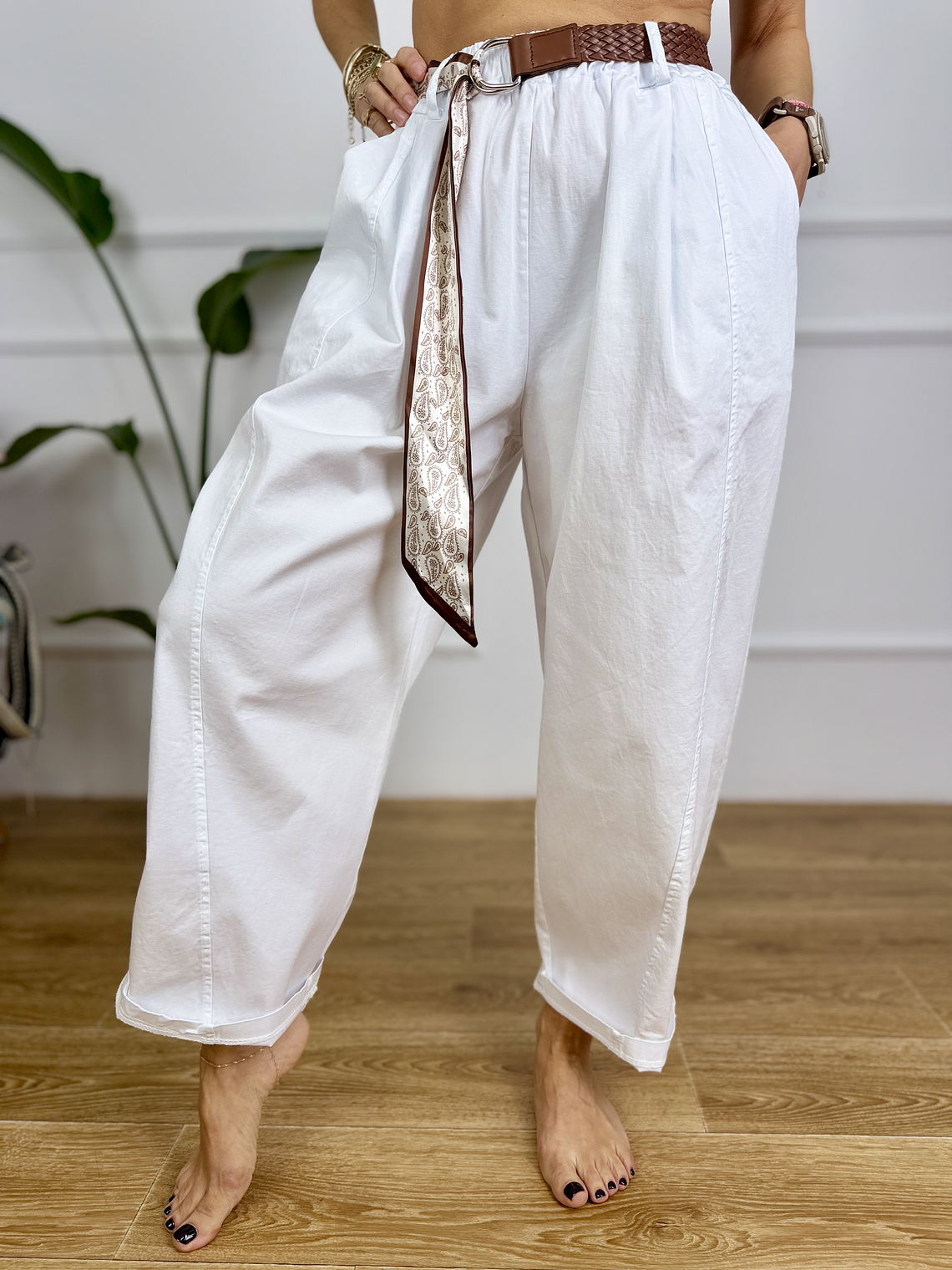 Narcissus Pants 9967 White 4