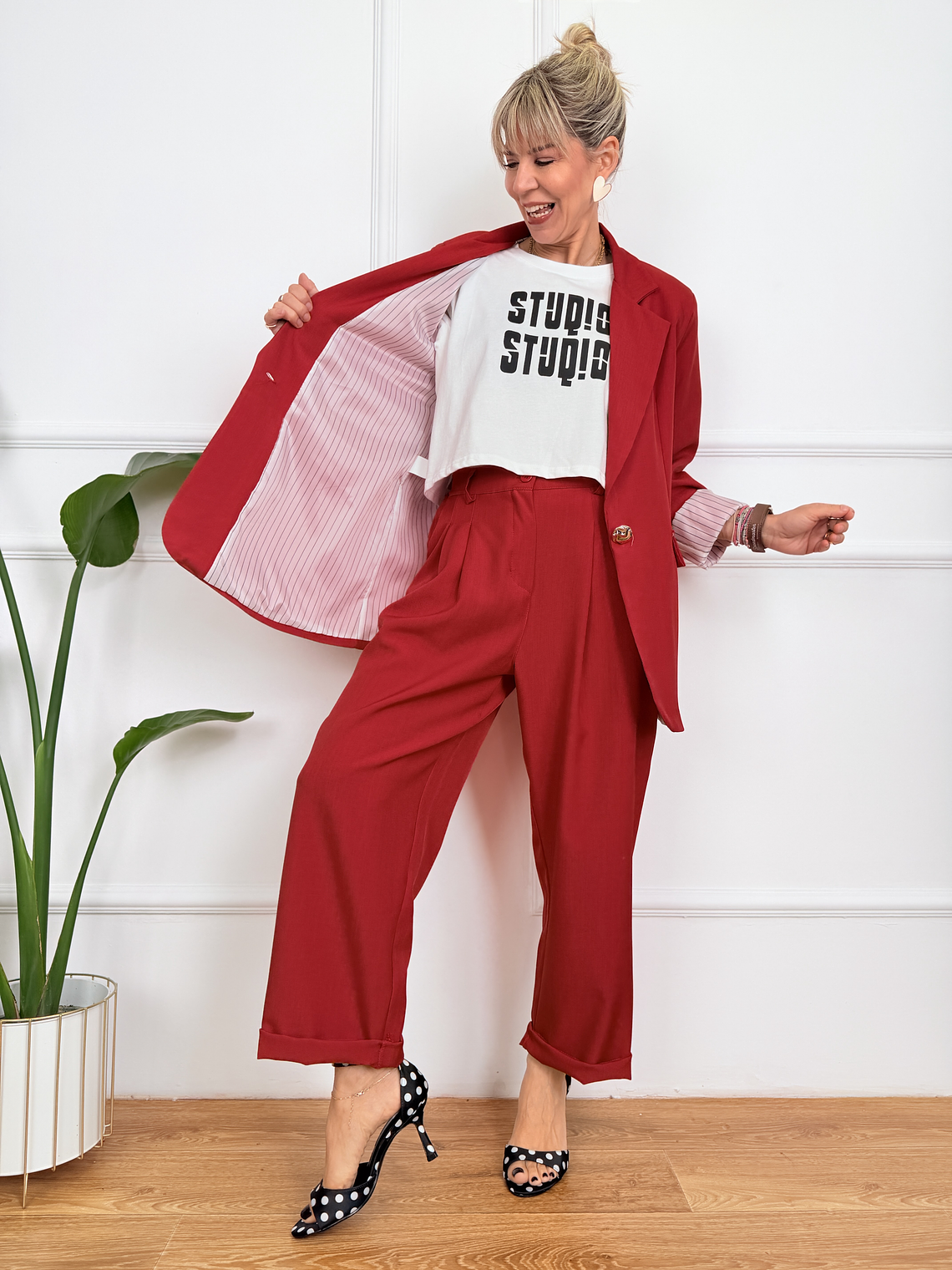 Zoe Suit Red 51589 2