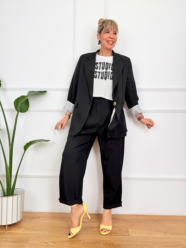 Zoe Suit Black 51589  1