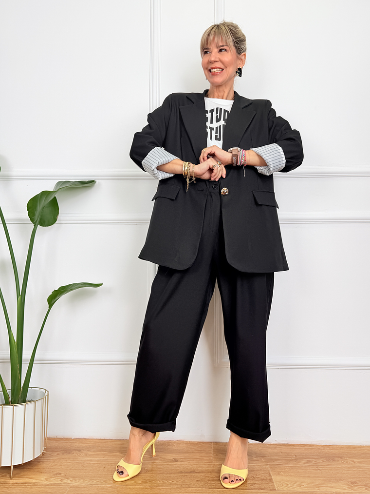 Zoe Suit Black 51589  2