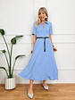 Kira Dress Blue 57796  - thumbnail 1