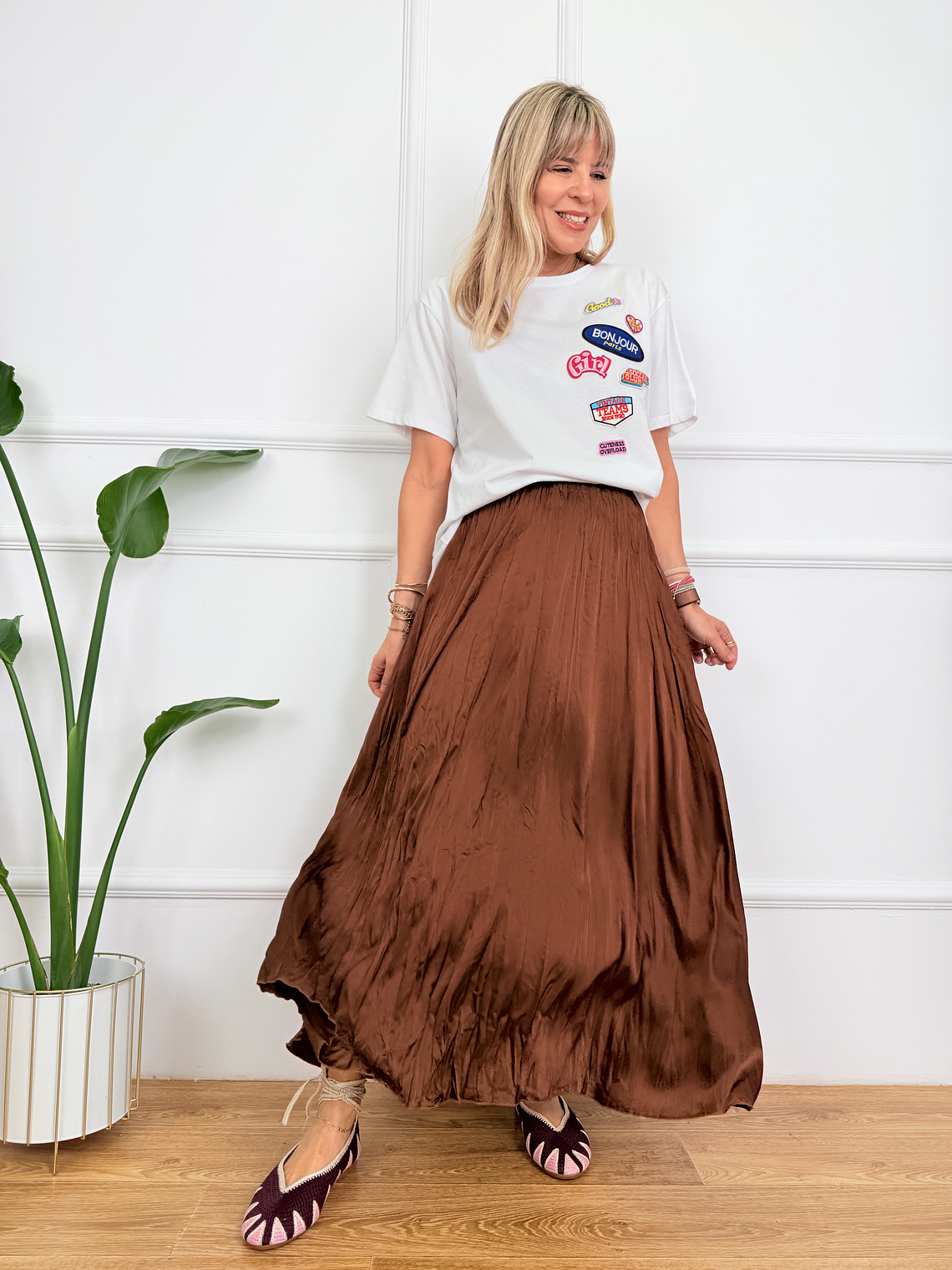 Mirel Skirt Brown 60200  2