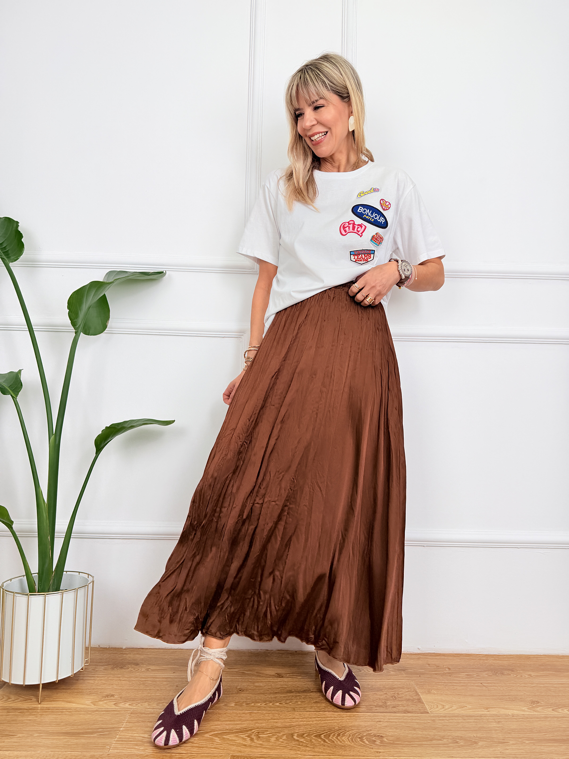 Mirel Skirt Brown 60200  1