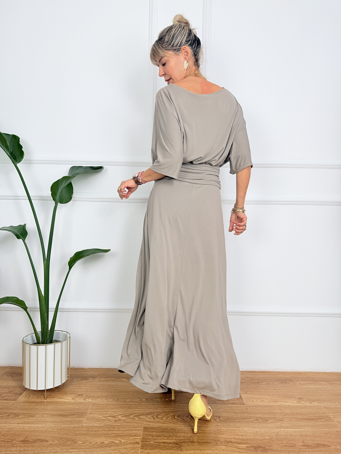 Elia Boutique Dress Pourou 529-10 3