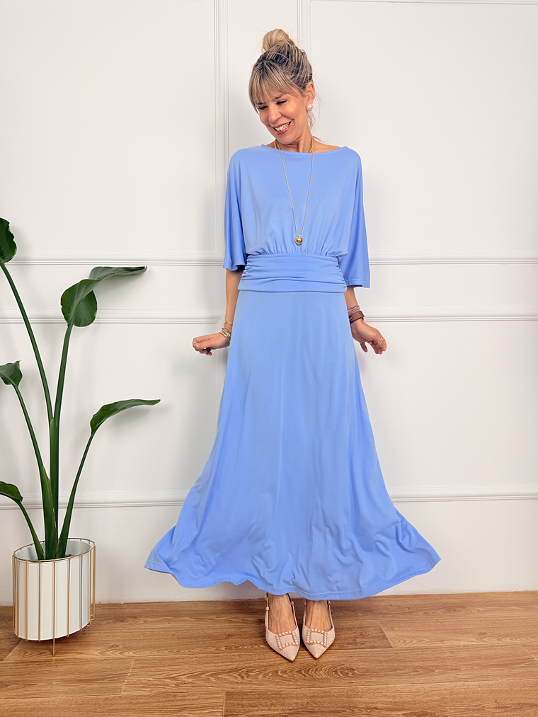 Elia Boutique Dress Blue 529-10  2