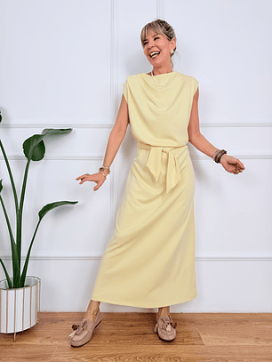 Isabella Fashion Dress Yellow 7520 