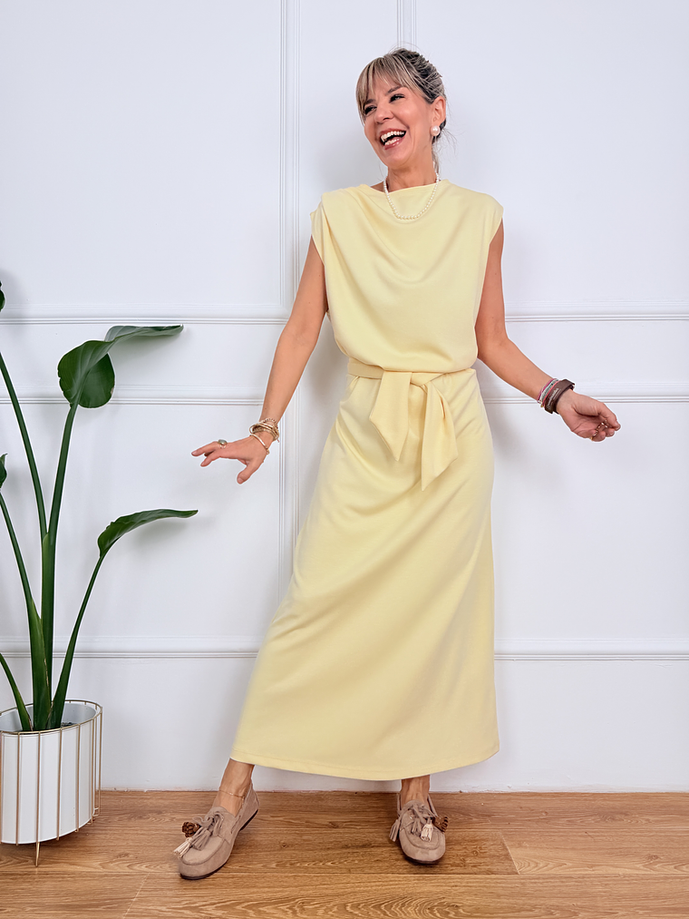 Isabella Fashion Dress Yellow 7520  1