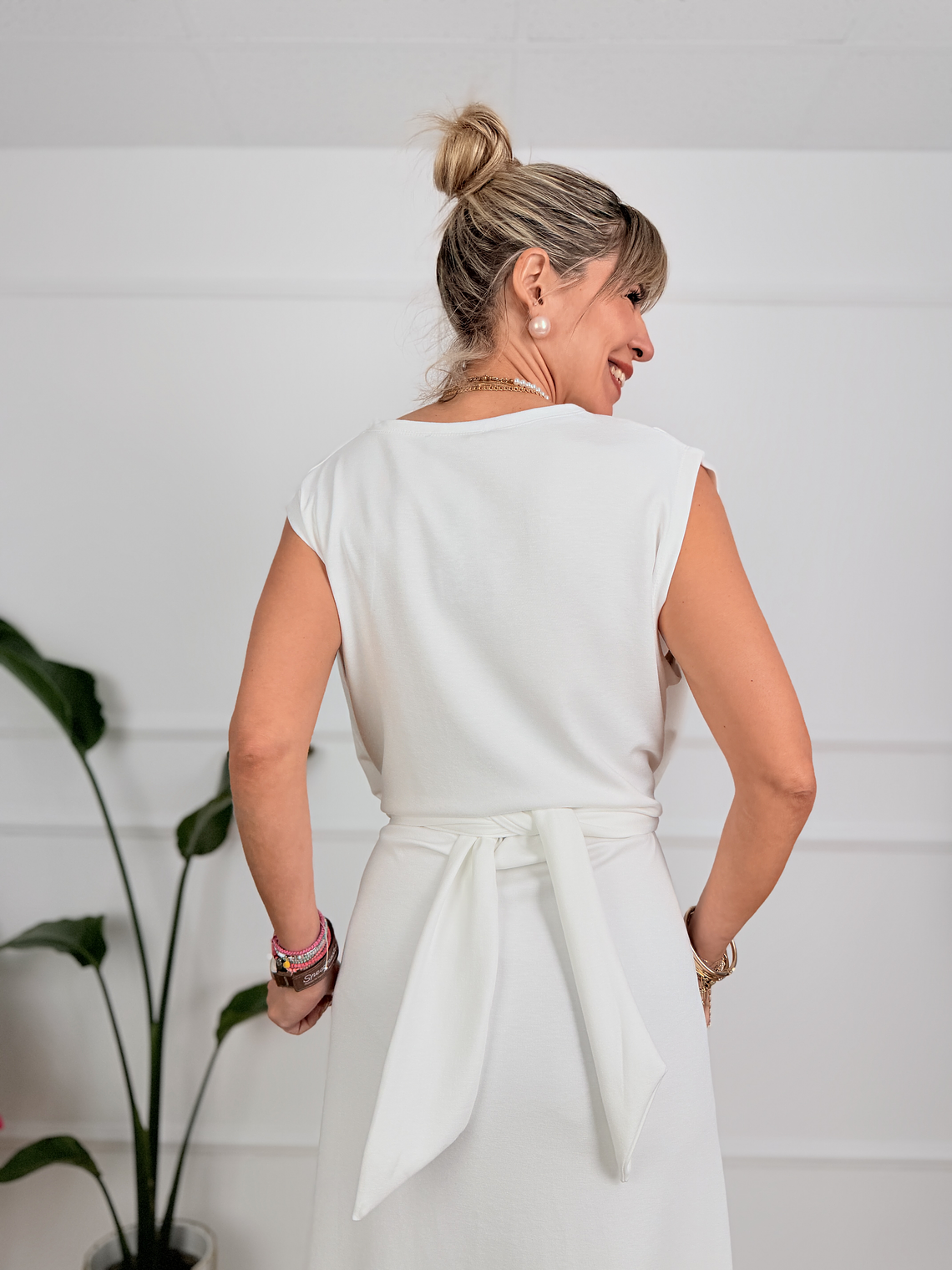 Isabella Fashion Dress White 7520   4