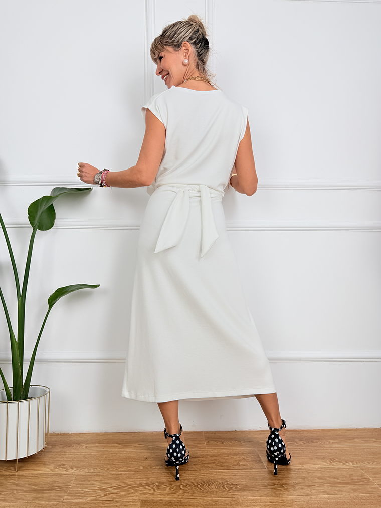 Isabella Fashion Dress White 7520   2