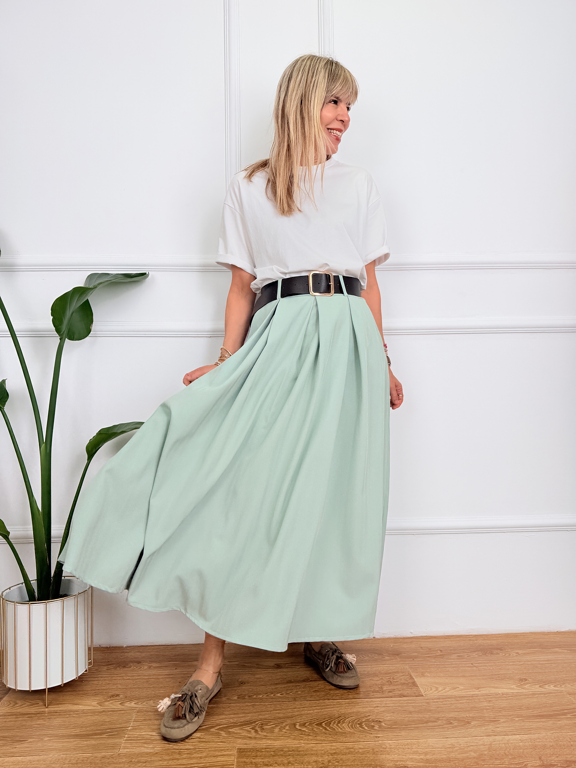 Simple Her Skirt Pistachio 81299   2