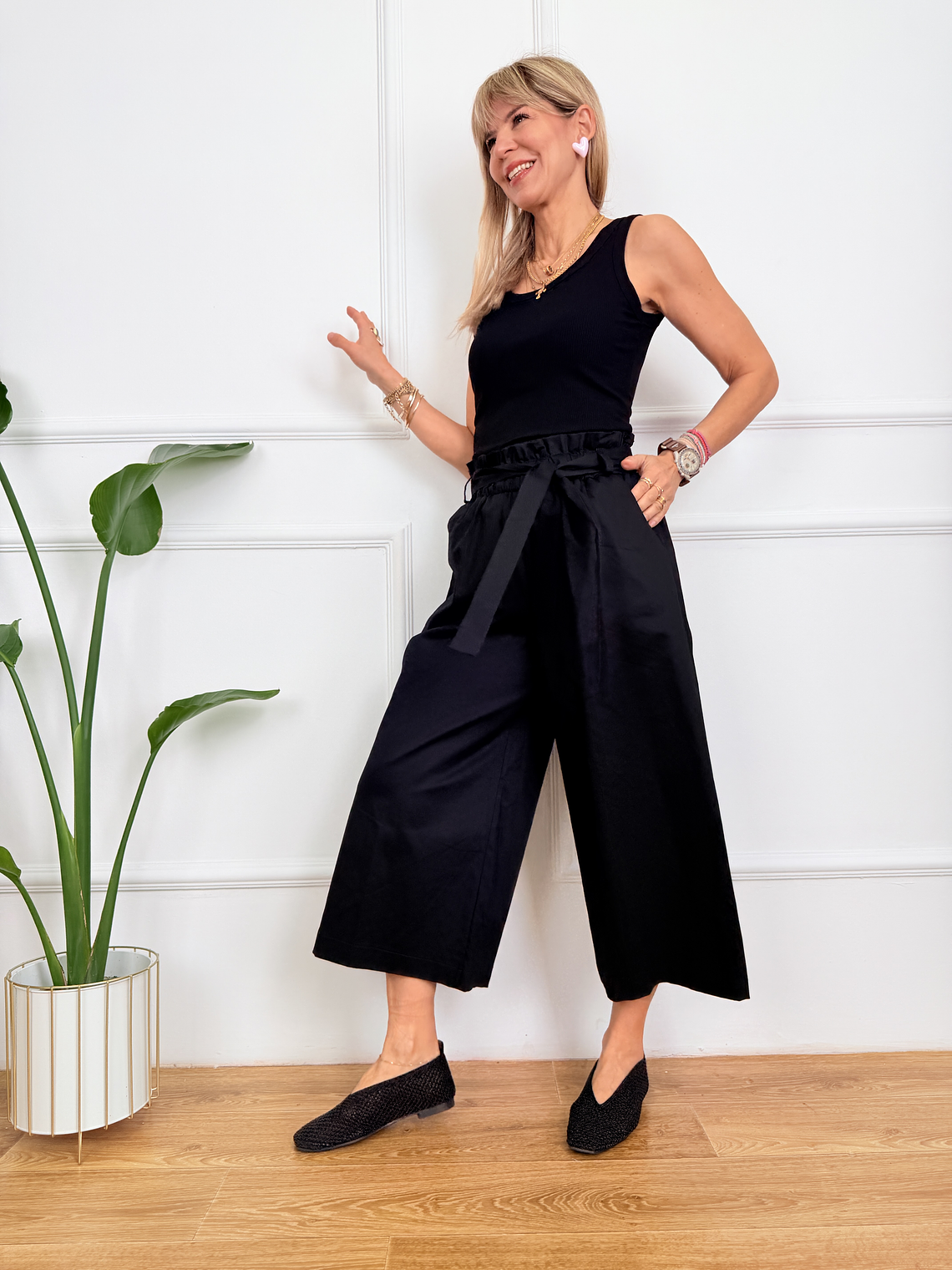 Nola Pants Βlack 19772  2