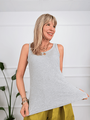 Vyxen Blouse Grey  L552 