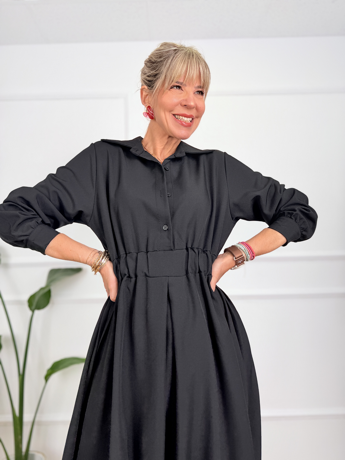 Adriana Dress Black S99187  4