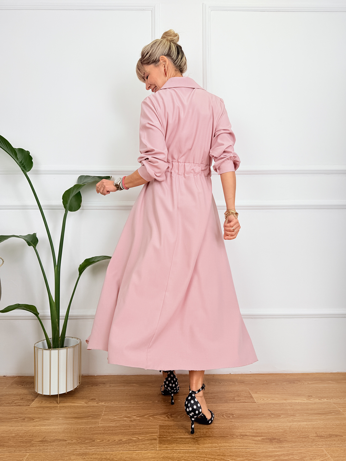 Adriana Dress Pink S99187  3