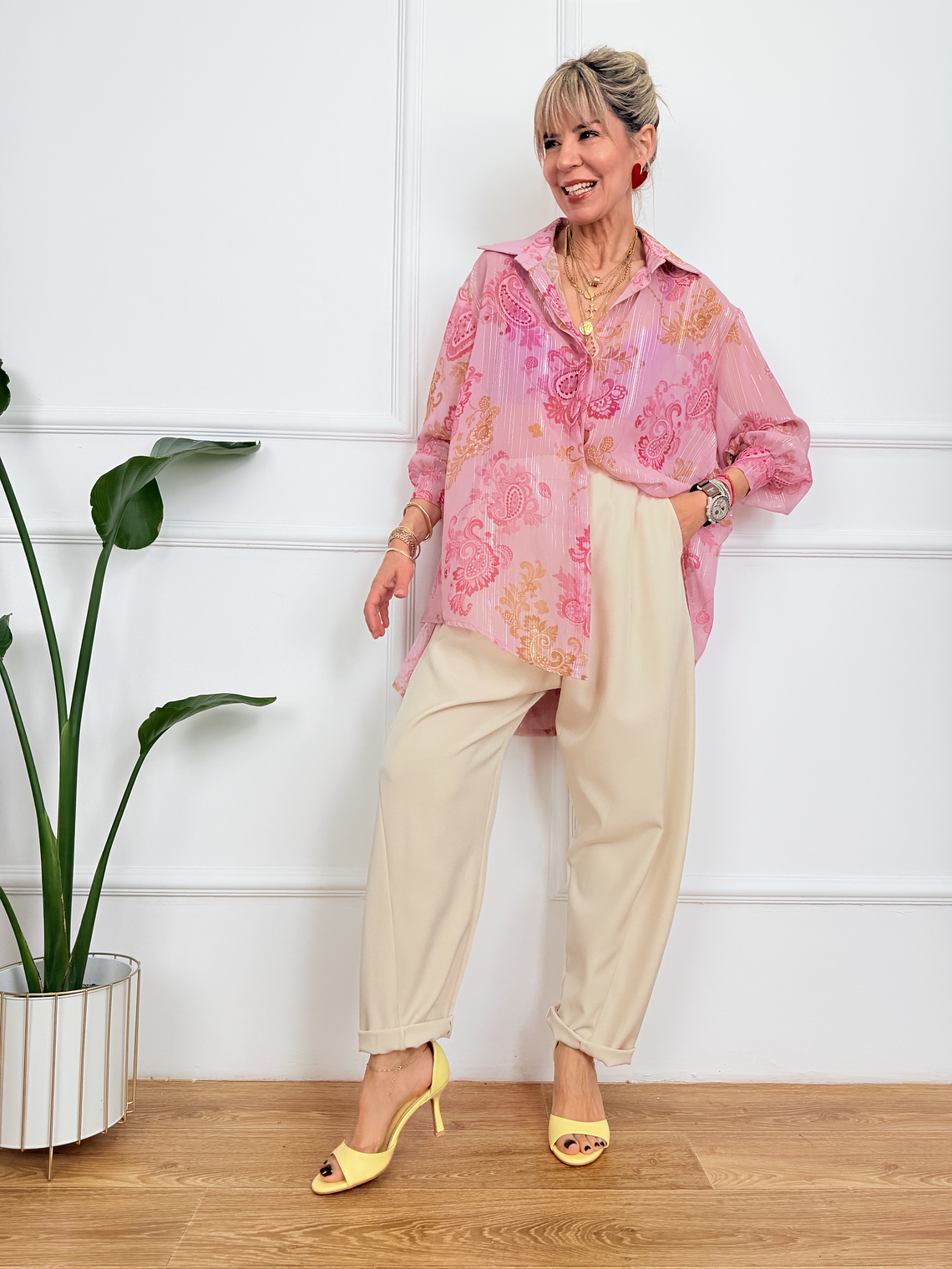 Estrella Pants Beige 5523  2