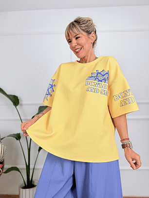 Sixtin T-shirt 2899 Yellow