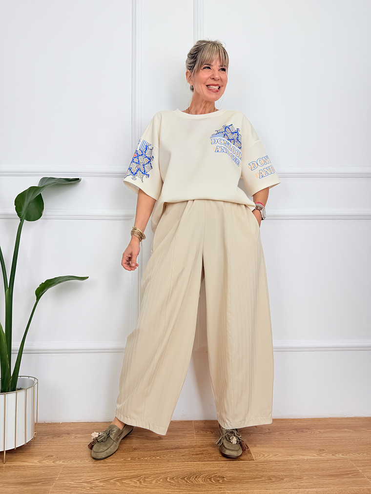 Sixtine T-shirt 2899 Ivory  3