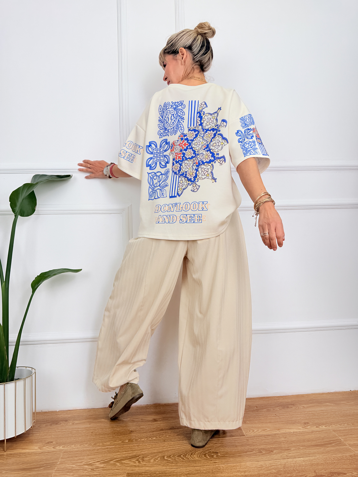 Sixtine T-shirt 2899 Ivory  4