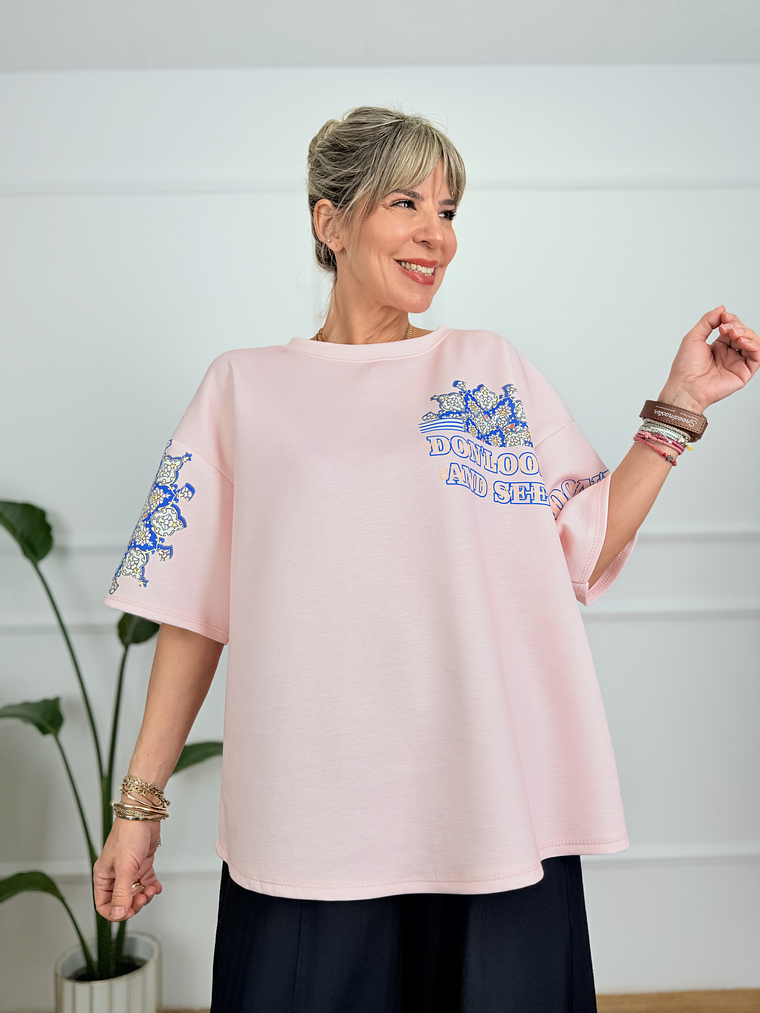 Sixtin T-shirt 2899 Pink 2