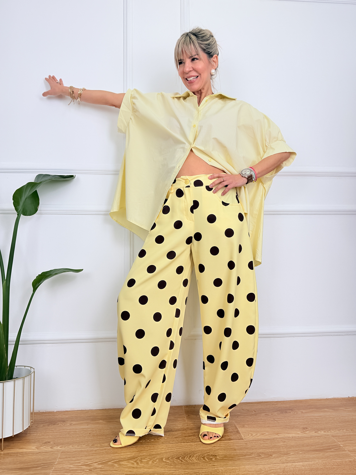 Reina Shirt Υellow 4962  3