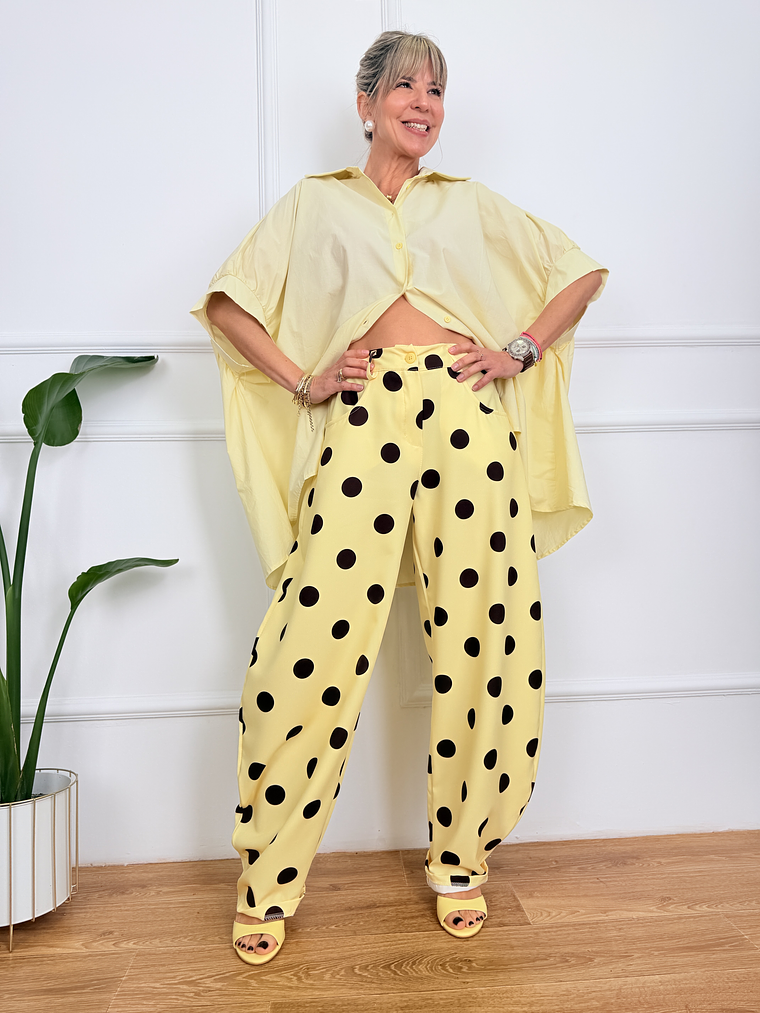 Luz de Luna Pants Yellow 10014  1