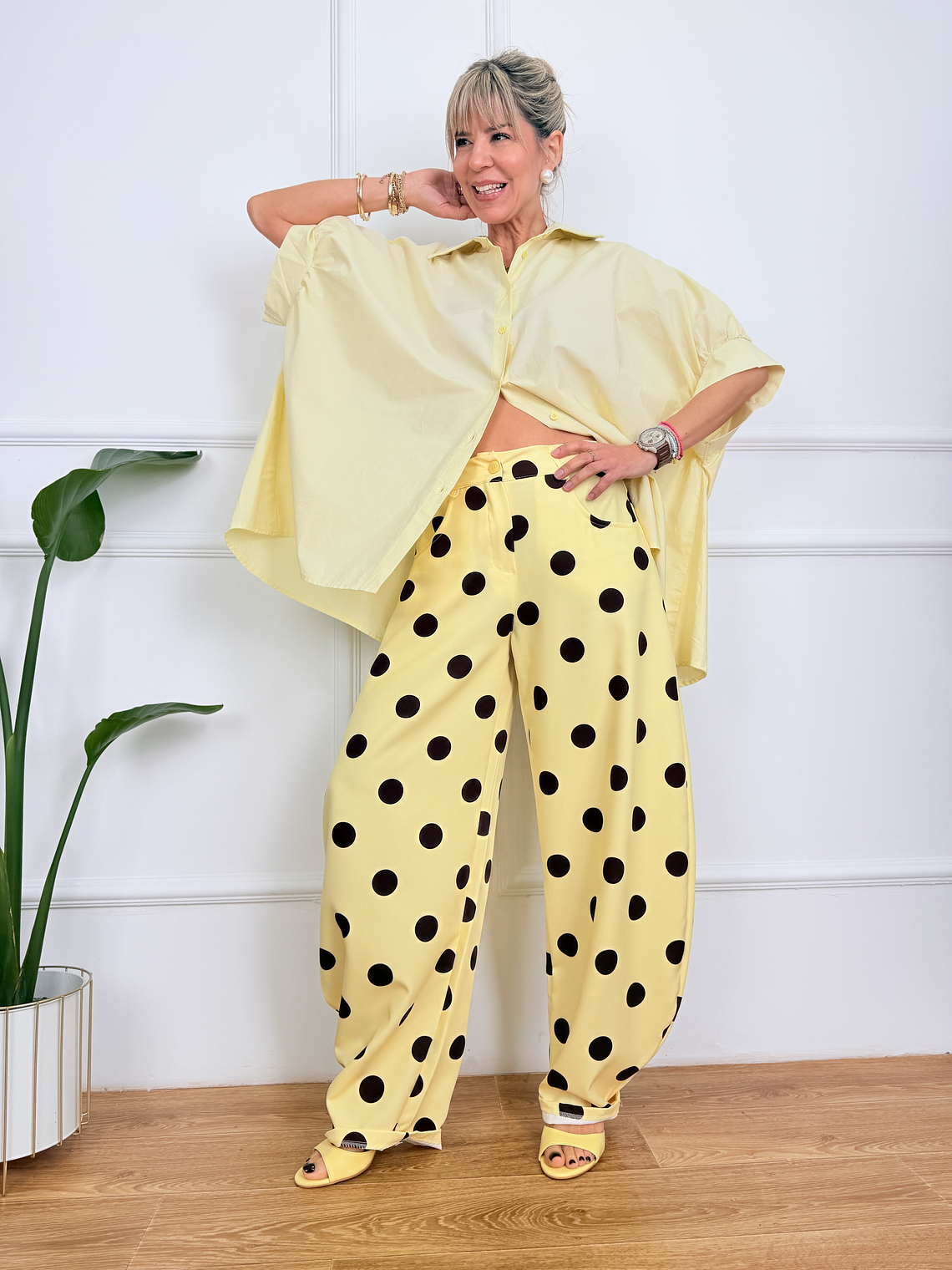 Luz de Luna Pants Yellow 10014  2