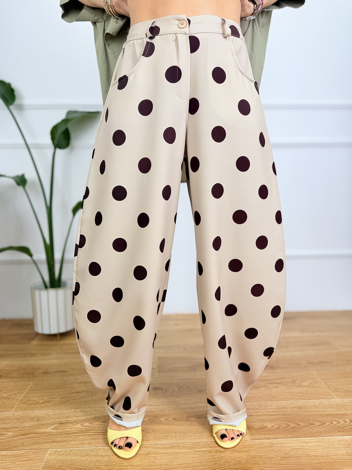 Luz de Luna Pants Beige 10014  4