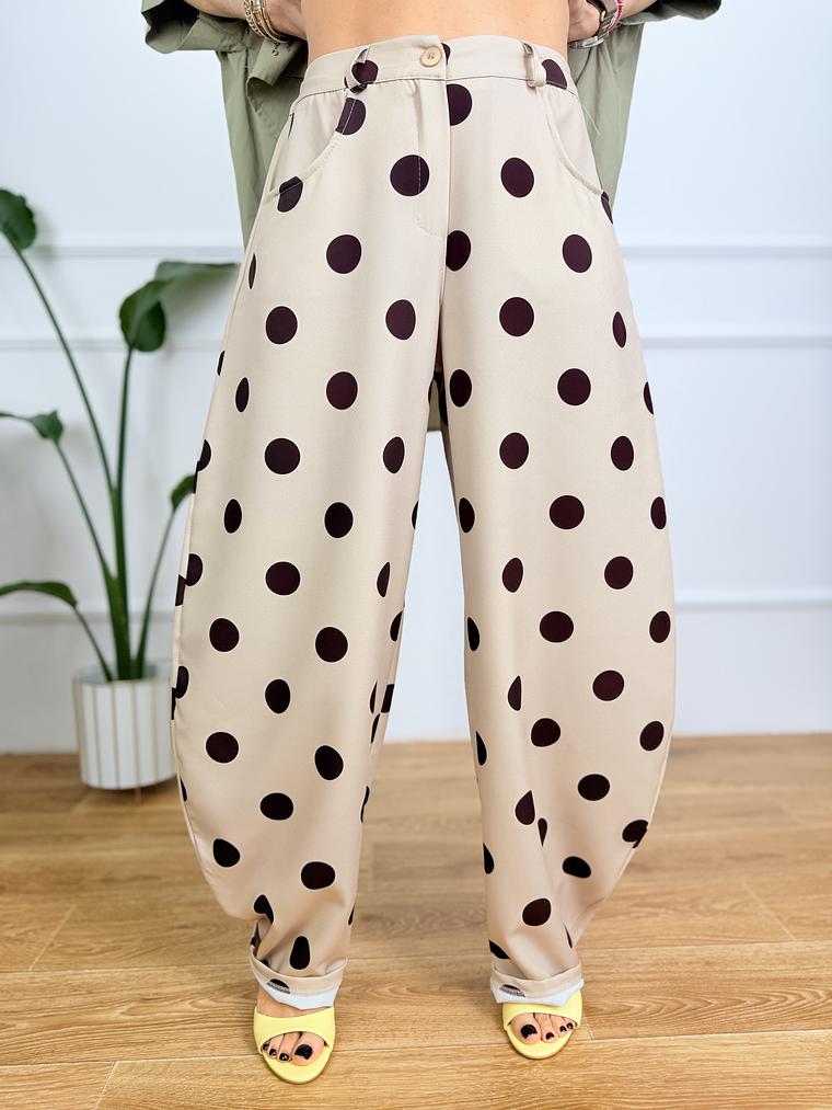 Luz de Luna Pants Beige 10014  4