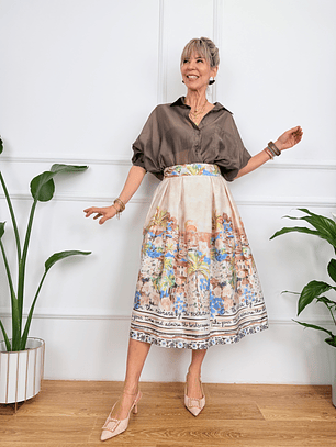 Arianna Skirt Beige 6827