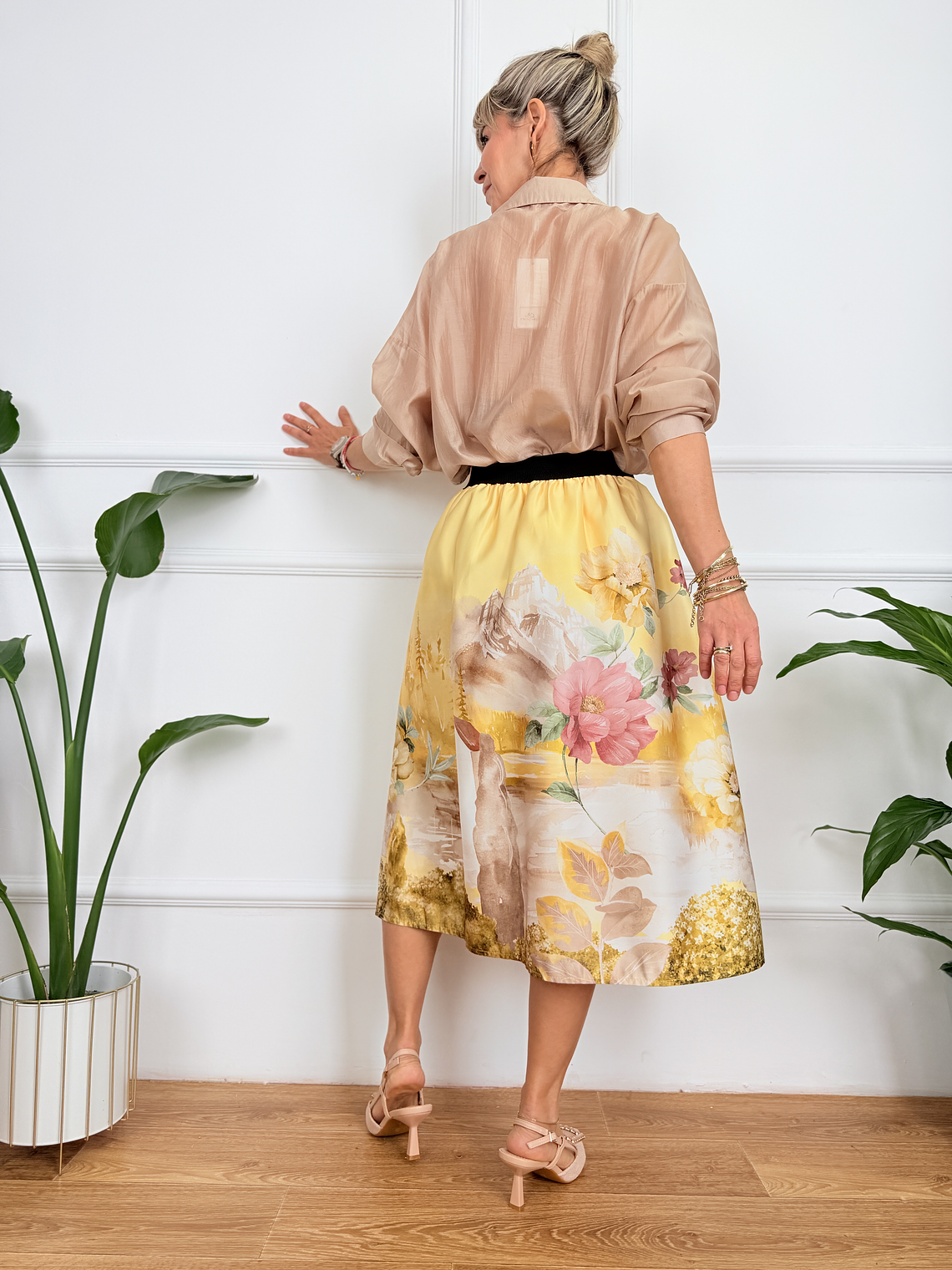 Arianna Skirt Yellow 6827 3