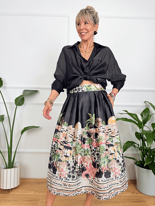 Arianna Skirt Black 6827 