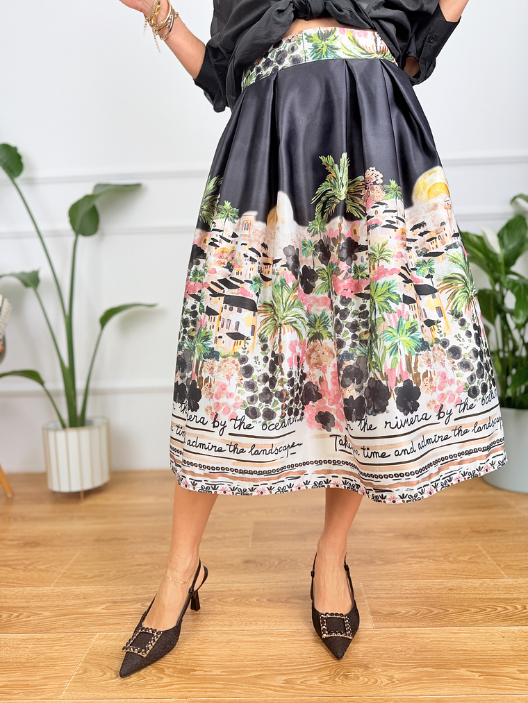 Arianna Skirt Black 6827  4