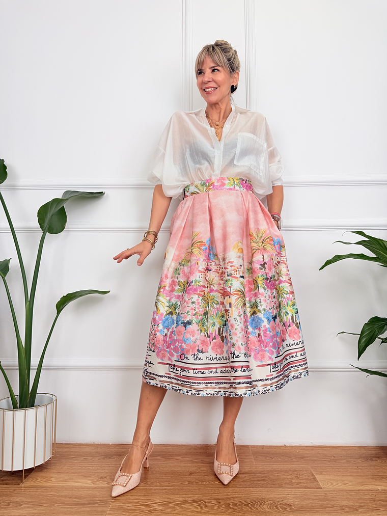 Arianna Skirt Pink 6827 1