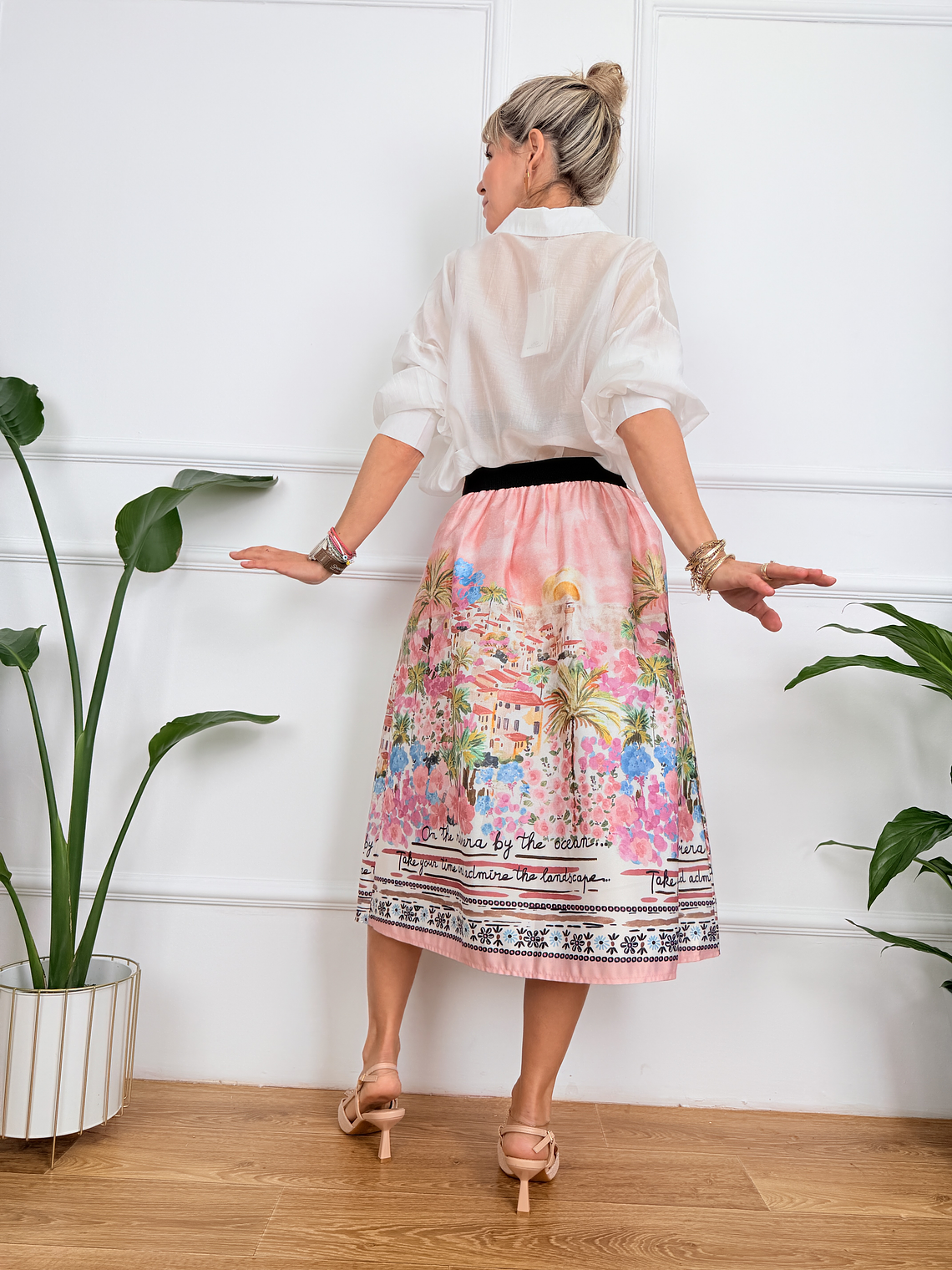 Arianna Skirt Pink 6827 3