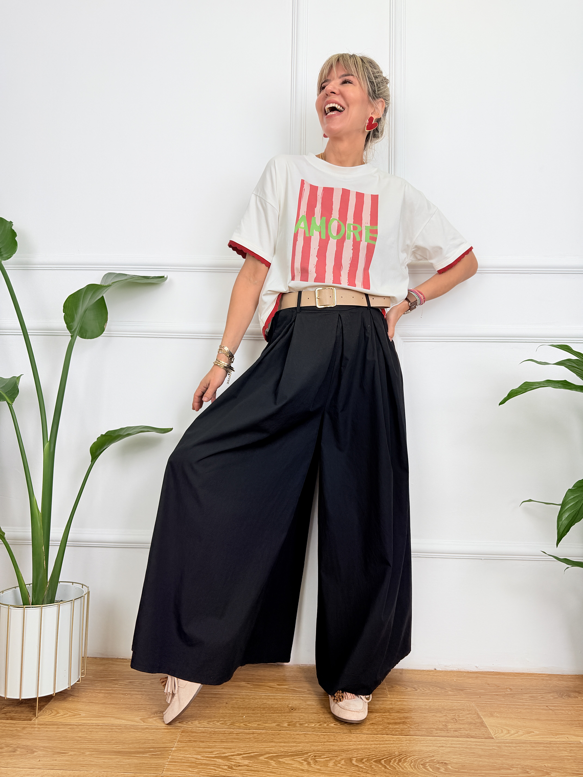 T-shirt Fenfeng Red A7415-54 3