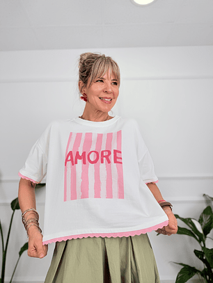 T-shirt Fenfeng Pink A7415-54 