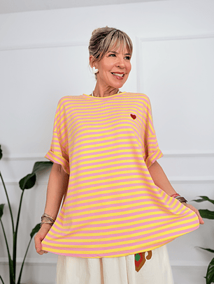 Chloe T-shirt Peach 11689 