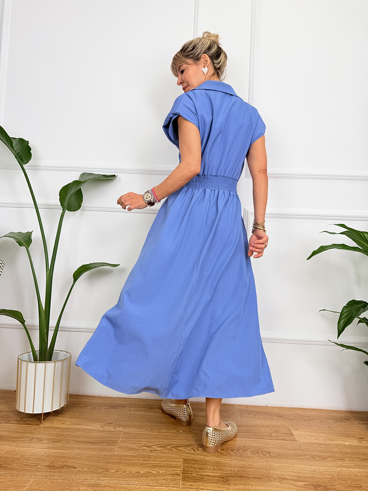 Melissa Dress Indigo 2552   3